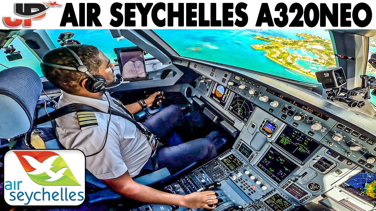 Indian Ocean Island Hopping in the Airbus A320neo Cockpit – A